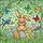 Bunny Easter Eggs Butterflies Birds Stained Glass - Spring Holiday Celebration Gift for Her Stained Glass Suncatcher - 5