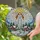 Angel Halo Sun Pine Trees Prayer Snow Village Winter Scene - Christmas Holiday Gift Stained Glass Suncatcher - 2