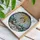 Angel Halo Sun Pine Trees Prayer Snow Village Winter Scene - Christmas Holiday Gift Stained Glass Suncatcher - 3