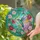 Mid-Flight Hummingbird Blossom Stained Glass Flowers Mosaic - Tiffany Style Garden Decor Gift Stained Glass Suncatcher - 2