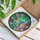 Mid-Flight Hummingbird Blossom Stained Glass Flowers Mosaic - Tiffany Style Garden Decor Gift Stained Glass Suncatcher - 3