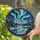 Winter River Aurora Borealis Landscape Evergreen Trees Snowy Mountains - Tiffany Art Decor Gift Stained Glass Suncatcher - 2