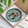 Bernese Mountain Dog Santa Hat - Tiffany Stained Glass Christmas Holiday Gift for Dog Lovers Stained Glass Suncatcher - 3