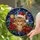 Tabby Cat Santa Hat Poinsettia Stained Glass - Christmas Starry Night Holiday Gift for Cat Lovers Stained Glass Suncatcher - 2