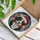 Bernese Mountain Dog Santa Hat Tiffany Style Mosaic Jewel Tone - Christmas Holiday Gift Stained Glass Suncatcher - 3