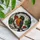 Tiffany Stained Glass American Robin Bird on Branch with Berries - Nature Art Decor Stained Glass Suncatcher - 3