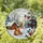 Fluffy Brown White Rabbit Winter Snow Forest Cabin Berries - Tiffany Stained Glass Holiday Decor Stained Glass Suncatcher - 1