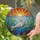 Seal Pup Mosaic Stained Glass Sun Seaweed Aquatic Plant Window Decoration Stained Glass Suncatcher - 2