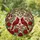 Red Cardinal Birds Tiffany Style Stained Glass Roses Berries Emerald Ruby Jewel Tones Stained Glass Suncatcher - 1