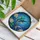Vibrant Iridescent Koi Fish Water Lily Pond Mosaic Stained Glass Tiffany Art Decor Stained Glass Suncatcher - 3