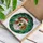 Beagle Dog Santa Hat Stained Glass Mosaic Art - Christmas Holiday Gift for Dog Lover Stained Glass Suncatcher - 3