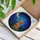 Tiffany Stained Glass Vizsla Labrador Dog Moon Stars Forest Sky - Dog Lover Gift Stained Glass Suncatcher - 3