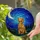 Tiffany Stained Glass Vizsla Labrador Dog Moon Stars Forest Sky - Dog Lover Gift Stained Glass Suncatcher - 2