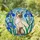 Siamese Cat Blue Iris Stained Glass Mosaic - Tiffany Jewel Tone Translucent Decor Stained Glass Suncatcher - 1