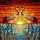 Red-Crowned Cranes Heart Sunset Stained Glass Art - Tiffany Jewel Tone Reeds Cattails Stained Glass Suncatcher - 5