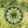 Emerald Green Shamrock Stained Glass Mosaic - Irish Luck St. Patrick's Day Irish Heritage Gift Stained Glass Suncatcher - 1
