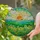 Glowing Tiffany Stained Glass Setting Sun Four-Leaf Clover Hills Intricate Mosaic Art Stained Glass Suncatcher - 2