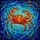 Intricate Crab Stained Glass Tiffany Art - Ocean Currents Aquatic Sea Life Decor Gift Stained Glass Suncatcher - 5