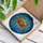 Intricate Crab Stained Glass Tiffany Art - Ocean Currents Aquatic Sea Life Decor Gift Stained Glass Suncatcher - 3