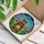 Groundhog Pink Tulips Vibrant Green Grass Blue Sky Mosaic - Tiffany Glass Nature Art Decor Stained Glass Suncatcher - 3