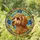 Detailed Fluffy Light Brown Toy Poodle Stained Glass - Tiffany Style Mosaic Jewel Tone Art Stained Glass Suncatcher - 1