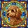 Detailed Fluffy Light Brown Toy Poodle Stained Glass - Tiffany Style Mosaic Jewel Tone Art Stained Glass Suncatcher - 5
