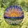 Radiant Sun Daisy Field Stained Glass Tiffany Style Mountain Horizon Art Jewel Tones Stained Glass Suncatcher - 1