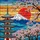 Japanese Pagoda Mount Fuji Cherry Blossom Red Sun Birds - Stained Glass Tiffany Style Art Stained Glass Suncatcher - 5