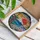 Japanese Pagoda Mount Fuji Cherry Blossom Red Sun Birds - Stained Glass Tiffany Style Art Stained Glass Suncatcher - 3
