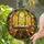 Open Book Stacked Books Arched Window Stained Glass Tiffany Style Jewel Tone Mosaic Stained Glass Suncatcher - 2