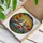 Gazing Blue White Birds Red Poppies Radiant Sun Mosaic Tiffany Stained Glass Stained Glass Suncatcher - 3