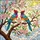 Tiffany Glass Birds Blossoms - Sunny Sky Mosaic Art - Nature-Inspired Home Decor Gift Stained Glass Suncatcher - 5