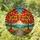 Tiffany Stained Glass Autumn Trees Cobblestone Path Hills Mosaic - Fall Nature Art Stained Glass Suncatcher - 1