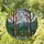 Stained Glass Bare Trees Pine Forest Wildflowers Sun - Mountain Sky Scene Gift Stained Glass Suncatcher - 1