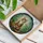 Tabby Cat Tiffany Glass Mosaic Art, Green Eyes, Lush Foliage & Intricate Details Stained Glass Suncatcher - 3
