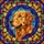 Golden Retriever Dog Head Stained Glass Mosaic Tiffany Art - Intricate Colorful Pet Design Stained Glass Suncatcher - 5