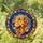Golden Retriever Dog Head Stained Glass Mosaic Tiffany Art - Intricate Colorful Pet Design Stained Glass Suncatcher - 1