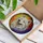 Wide Smile Samoyed Dog Stained Glass - Tiffany Jewel Tone Swirling Mosaic Pet Gift Stained Glass Suncatcher - 3