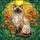 Ragdoll Cat Poppies Stained Glass Sun Folk Art - Blue Eye Cat Lover Gift Stained Glass Suncatcher - 5