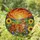 Curious Domestic Striped Cat Meadow Sunflowers Wildflowers Sunset Mountains Home Decor Stained Glass Suncatcher - 1