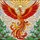 Majestic Phoenix Stained Glass Sun - Tiffany Jewel Tone Leafy Branches Cloudscape Stained Glass Suncatcher - 5