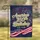 America 250th Birthday 1776-2026 Script Art - Patriotic Flag Fireworks Celebration Garden Flag - 1