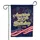 America 250th Birthday 1776-2026 Script Art - Patriotic Flag Fireworks Celebration Garden Flag - 3