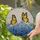 Monarch Butterfly Stained Glass Blue Flower Mosaic Art - Tiffany Style Jewel Tone Decor Stained Glass Suncatcher - 2