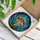Amanita Muscaria Mushroom Tiffany Stained Glass Forest Berries Edge-to-Edge Mosaic Art Stained Glass Suncatcher - 3