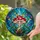 Amanita Muscaria Mushroom Tiffany Stained Glass Forest Berries Edge-to-Edge Mosaic Art Stained Glass Suncatcher - 2