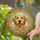 Smiling Golden Retriever Dog Bailey Name Stained Glass Art - Tiffany Style Pet Lover Gift Stained Glass Suncatcher - 2