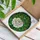 Detailed Green Grasshopper on White Camellia Flower - Tiffany Stained Glass Art Stained Glass Suncatcher - 3