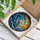 Surfer Riding Ocean Wave Stained Glass Art Panel - Tiffany Style Jewel Tone Colorful Decor Stained Glass Suncatcher - 3