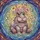 Plump Cartoon Hippo Blooming Flower Crown Stained Glass Art - Tiffany Water Mosaic Stained Glass Suncatcher - 5